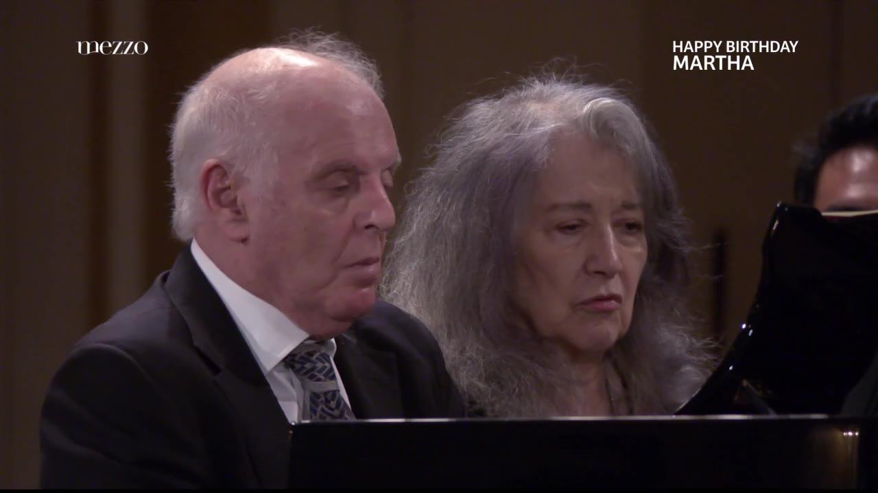 Mozartův týden 2021: M. Argerich, D. Barenboim