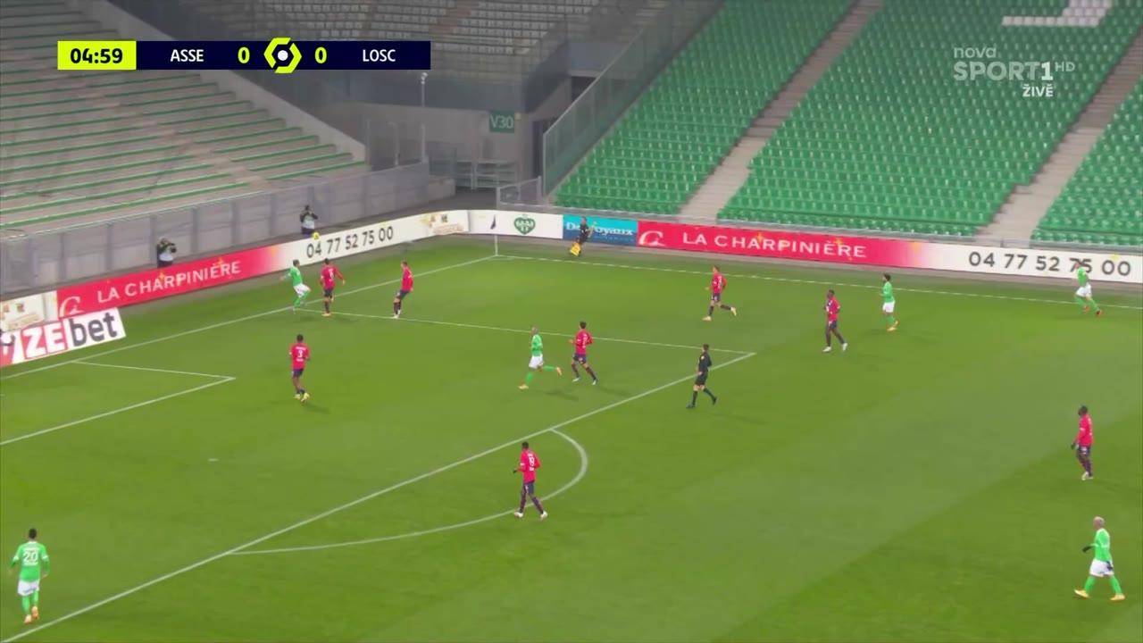 Fotbal: AS Saint - Étienne - Lille OSC