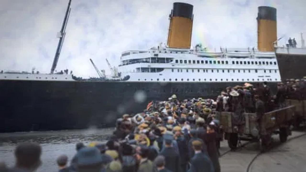 Titanic v barvě